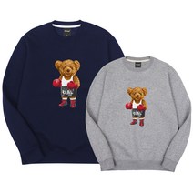 옥스타 파이터 곰돌이 패밀리 특양면 맨투맨 가족티