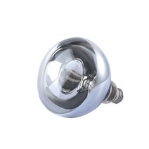 난방 전구 램프 욕실 화장실 조명 방폭 전등 LED 275W, 4 강화코팅 실버 버블 길이 165mm 2개