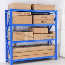 창고 물류 진열대 경량 공장 스피드랙 선반 적치대, 상세 페이지 참고, 블루100x40x200(층당240kg)