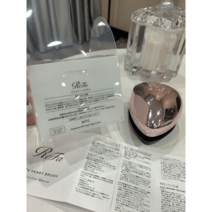 오리지널 리파 하트빗 두피 마사지 모발 매끈 정전기 방지 빗 헤어빗 진짜 브러쉬, 로즈핑크, E. 로즈 핑크