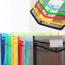 사무용품 투명 서류 보관 파일 가방 문서 초등학생 종이, 핑크