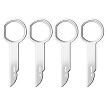 카오디오 블루투스4pcs 자동차 라디오 스테레오 릴리스 제거 도구 아우디 A1 A3 A4 B6 B8 B9 A3 A5 A6 A7 A, 01 4pcs