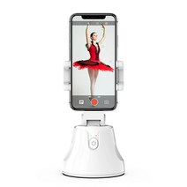 미러리스 짐벌 dji 핸드폰 3축 휴대폰 스마트폰 팔로우캠360 도 회전 자동 얼굴 추적 전화 짐벌 스마트 팔로우 스태빌라이저, 02 WHITE