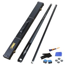 카본 당구 큐대 탄소 섬유 3쿠션 당구큐 고급 중급자, 소형 헤드 로드 박스 세트1MCM