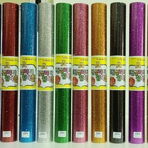 칼라 글리터 접착롤 15색 60cm x 101cm 네임핀만들기 글리터롤 반짝이롤, 글리터 접착롤 60cm x 101cm, 10롤, 실버