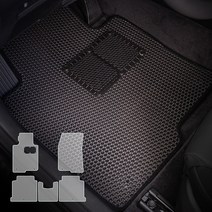 루카스 벌집엠보 카매트 1+2열 벌집매트 현대 기아 이중카매트, 벌집엠보 블랙, 104_K5_/더뉴k5~15년-2열고정홀O