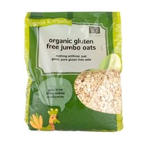Holland ＆ Barrett 홀랜드바렛 올가닉 글루텐 프리 점보 귀리 1kg 2팩 Organic Gluten Free Jumbo Oats 1kg