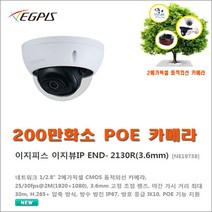차량번호인식 카메라(다후아 ITC237-PW6M-IRLZF)외 추가상품, CCTV 이지뷰IP END-2130R(3.6mm)