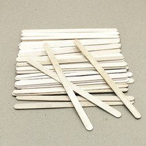요기팜 DIY 나무 목재 우드 스틱 18cm x 1cm 50개 아이스크림 하드 막대 공예 만들기