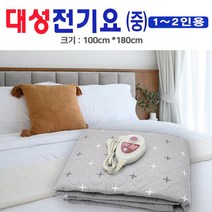 국내생산 대성전기 싱글 1 2인용 전기요 전기매트 겨울난방매트, 상세페이지 참조, 상세페이지 참조