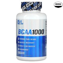 EVLutionBCAA 류신 발린 BACC 부스터 500mg 60정 베지캡슐