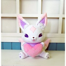 스타 가디언 Ahri 작고 귀여운 여우 키코 마스코트 애니메이션 봉제 인형 만화 인형, default