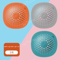 3 pcs 고급 실리콘 욕실 샤워 부스 실 장 목욕탕 세탁기 바닥 사각 배 하 수구 수관 필터 커버 캡 덮개 트랩 거름망 트렌치 유가 뚜껑 마개 방 취 충 세트, 오렌지 + 다크 그레이 + 다크 그린 [3팩]