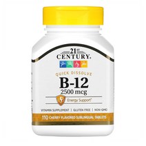 21세기 센트리 B-12 2500mcg 설하정 110정
