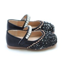 아동용 여아 남아 베이직 로퍼 플랫 구두 모음