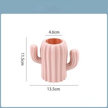 프리츠한센 이케바나 도자기 화병 항아리 수지 모던 꽃병 모조 세라믹 식물 냄비 미니멀 홈 인테리어 바구니 꽃꽂이 거실 장식품, [08] cactus pink