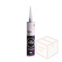 마켓프리 부틸 실란트 회색 310ML 충진재 샷시보수 실리콘고무 샤시수리 보수제 고무실링 틈새고무 고무씰링 충진제, 1개