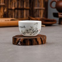 경덕진 고급 설매화 찻잔 중국 다기 다도 녹차 보이차, 단품