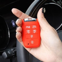 기아 K3 K5 카니발 모닝 쏘울 키케이스 키홀더 키링, 스마트6버튼 (그린), A TYPE (01. 스마트6버튼)