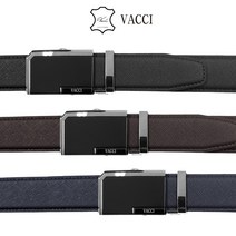 바찌(VACCI) 남성 정장 자동버클 사피아노 소가죽 자동벨트 VC23M01