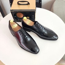 [당일발송] 천연소가죽 남자수제화 정장구두 VC0030 BLACK