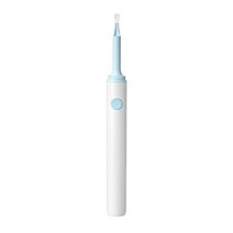 강아지 고양이 귀청소 귀이개 귀청소기 led 귀이개 무선 전자 이어픽 제거 키트 디지털 검이경 내시경 미니, 02 WHITE