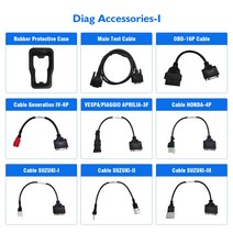 차량점검 OBD 옵션 케이블 어댑터 JDiag M100 코드 리더 바이크 오토바이 진단 도구 스캐너 다양 한 모델에, 01 KTM-6P