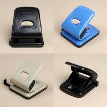 마트498 심플 2공펀치 8cm (색상랜덤) 서류펀칭기 문서천공기 파일철 간인천공 가죽공예재료 구멍뚫기 오피스용품