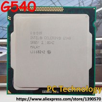 리퍼 CPU 오리지널 인텔 셀러론 G540 CPU 2.5GHz 2M LGA1155 65W 데스크탑 듀얼 코어 1 일 이내, 한개옵션0