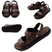 신알지[남자샌들 천연양가죽]남성 3cm 240 245mm 샌들포함 가벼운 수제화샌들 부드러운양가죽 쿠션좋은바닥 발볼편한 발편한 정품 신사정장캐주얼 고급스러운샌들 발큰여성