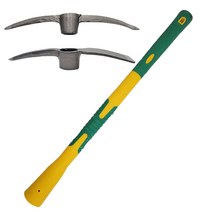 우레탄 대형 곡괭이 자루 머리 헤드 양뿔 양날 반평 곡갱이, 대형 양뿔곡괭이 날만