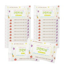 안심티슈 어린이 비데 녹는 물티슈 휴대용 20매 20개, 단품