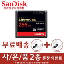 샌디스크 익스트림 프로 CF 메모리카드 디카 DSLR, 256GB