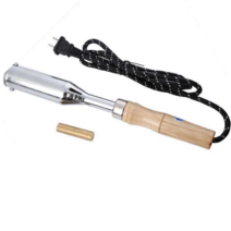 전기 인두 가죽 공예 다리미 도장 로고 만들기 불도장, 블랙 온도 조절이 불가 300W 220V