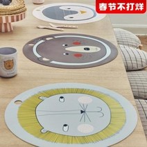 덴마크 OYOY 어린이 실리콘 식스팩 방수 미끄럼방지 열차단 캐릭터 푸드급 아기 테이블매트, 09 세계 지도