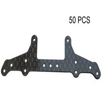 강아지낮은유모차 탄소 섬유 레터링 리딩 플레이트 프론트 스타일 RC 미니 4WD 타미야 자동차, 6.B Style 50 pcs