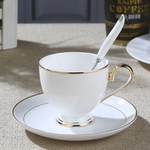 애프터눈 티 세트 호텔 찻잔 브런치 디저트 접시크리에이티브 수제 골드 본 차이나 커피 컵 유럽 차 세트, 02 green