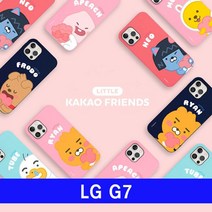 아시아 리틀카카오 G7 스윗베비 케이스 G710 LG 컬러젤 실리콘 2W9FC86D, 1개, 리틀라이언네이비