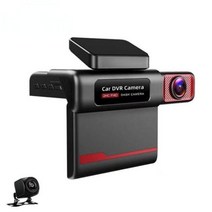 IPS 듀얼 렌즈 전면 2K 후면 FHD 1080P 와이파이 차량 카메라 비디오 레코더 나이트 비전 자동차 DVR 자동차 블랙박스 대시캠 3 인치, Black_아무도