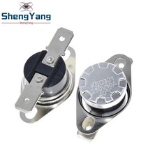 와이파이 온도조절기 ShengYang KSD301 250V 10A 정상적으로 닫힌 NC 온도 조절기 열 제어 스위치 DegC 40C-135C Arduino 용, [01] 40 degree