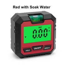 측량 디지털 레벨 각도 게이지 360 ° 미니 측정 경사계 마그네틱베이스 전자 범용 베벨, 02 with soak water