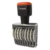 Green 그린 넘버링 4mm/14단 (도장/인감도장/만년도장/스템프/고무인/기표도장/막도장/도장가격/도장만드는곳/도장파기/사무용품/문구/건강/생활 추천)
