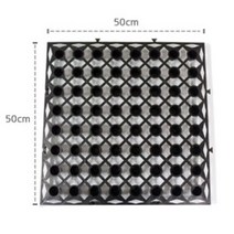 조경용 배수판 투수펫 50cmx50cm 높이3cm 20장 옥상 조경 잔디 텃밭 다용도