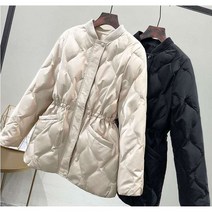 경량 면 가볍고 얇은 점퍼 패딩 겨울 코트 패딩 야상 점퍼