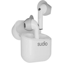 Sudio 수디오 NIO 화이트 듀얼 마이크 내장 완전 무선 이어폰