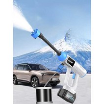 무선고압세차기무선충전배터리 가정용 셀프세차, 블랙(브러시리스 모터) 30000mAh