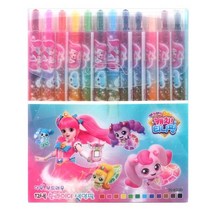 12색 유아 색연필 학용품, 단품(랜덤)