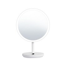 조단앤쥬디 LED 타임 메이크업 탁상거울 NV535, 매트 화이트