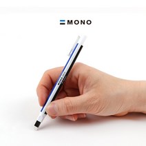 톰보 모노제로지우개 샤프형지우개 스퀘어드타입 지우개+연필p증정, 스탠다드(스퀘어드), 1개