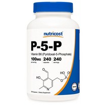 해외 Nutricost 비타민 B6 100mg 240캡슐, 3개